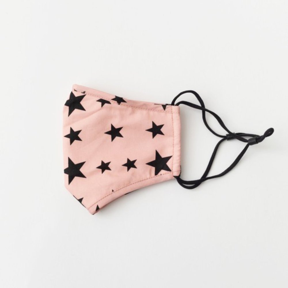 Pink Star Reusable 3Layer Filter Pocket Face Mask - Picture 6 of 8